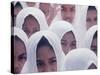 Indonesian Children Wearing White Headdress-Co Rentmeester-Stretched Canvas