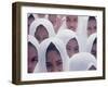 Indonesian Children Wearing White Headdress-Co Rentmeester-Framed Photographic Print