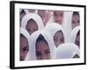 Indonesian Children Wearing White Headdress-Co Rentmeester-Framed Photographic Print