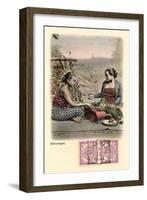 Indonesian Game of Chance-null-Framed Art Print