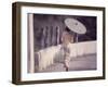 Indonesian Woman with a Parasol-Co Rentmeester-Framed Photographic Print