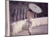 Indonesian Woman with a Parasol-Co Rentmeester-Mounted Photographic Print