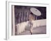 Indonesian Woman with a Parasol-Co Rentmeester-Framed Photographic Print