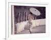 Indonesian Woman with a Parasol-Co Rentmeester-Framed Photographic Print