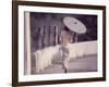 Indonesian Woman with a Parasol-Co Rentmeester-Framed Photographic Print