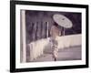 Indonesian Woman with a Parasol-Co Rentmeester-Framed Photographic Print