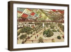 Indoor Flower Show-null-Framed Art Print