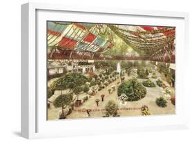 Indoor Flower Show-null-Framed Art Print