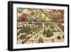 Indoor Flower Show-null-Framed Premium Giclee Print