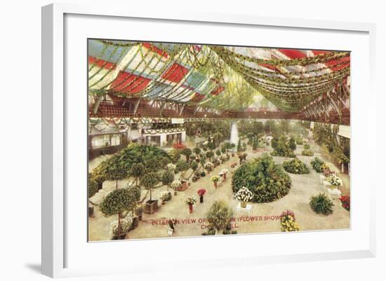 Indoor Flower Show-null-Framed Art Print