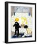 Indoor Pasttimes - Child Life-Billie E. Waddell-Framed Giclee Print