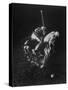 Indoor Polo at the Armory-Gjon Mili-Stretched Canvas