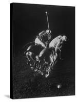 Indoor Polo at the Armory-Gjon Mili-Stretched Canvas