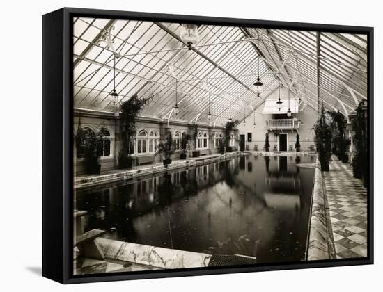 Indoor Swimming Pool-null-Framed Stretched Canvas