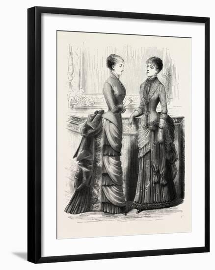 Indoor Toilettes, Fashion, 1882-null-Framed Giclee Print