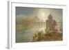 Indore, from 'India Ancient and Modern', 1867 (Colour Litho)-William 'Crimea' Simpson-Framed Giclee Print