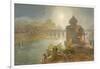 Indore, from 'India Ancient and Modern', 1867 (Colour Litho)-William 'Crimea' Simpson-Framed Giclee Print