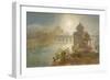 Indore, from 'India Ancient and Modern', 1867 (Colour Litho)-William 'Crimea' Simpson-Framed Premium Giclee Print