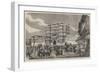 Indore, the Chowk, or Square, before the Palace of Rajah-null-Framed Giclee Print