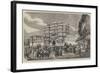 Indore, the Chowk, or Square, before the Palace of Rajah-null-Framed Giclee Print