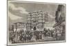 Indore, the Chowk, or Square, before the Palace of Rajah-null-Mounted Giclee Print