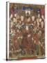 Indra, Brahma, and Skanda with Guardians and Attendants-null-Stretched Canvas