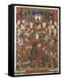 Indra, Brahma, and Skanda with Guardians and Attendants-null-Framed Stretched Canvas