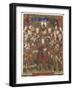 Indra, Brahma, and Skanda with Guardians and Attendants-null-Framed Art Print