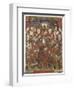 Indra, Brahma, and Skanda with Guardians and Attendants-null-Framed Art Print