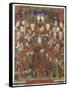 Indra, Brahma, and Skanda with Guardians and Attendants-null-Framed Stretched Canvas