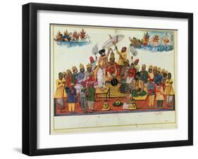 Indra, King of the Gods, Being Anointed with Soma-null-Framed Giclee Print