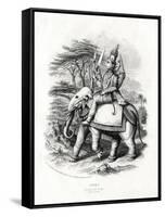 Indra, the Hindu God of Light, 19th Century-null-Framed Stretched Canvas