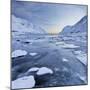 Indre Skjelfjorden, Flakstadoya (Island), Lofoten, 'Nordland' (County), Norway-Rainer Mirau-Mounted Photographic Print