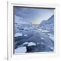 Indre Skjelfjorden, Flakstadoya (Island), Lofoten, 'Nordland' (County), Norway-Rainer Mirau-Framed Photographic Print