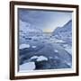 Indre Skjelfjorden, Flakstadoya (Island), Lofoten, 'Nordland' (County), Norway-Rainer Mirau-Framed Photographic Print