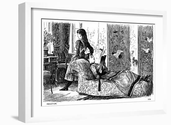 Induction, 1878-George Du Maurier-Framed Giclee Print