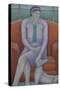 Indulgent Mistress Woman and Dog-Ruth Addinall-Stretched Canvas