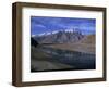 Indus River at Skardu Looking Downstream, Mount Marshakala, 5150M, Baltistan, Pakistan-Ursula Gahwiler-Framed Photographic Print