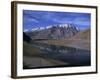 Indus River at Skardu Looking Downstream, Mount Marshakala, 5150M, Baltistan, Pakistan-Ursula Gahwiler-Framed Photographic Print