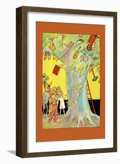 Indus Tree With Collection of Articles-John R. Neill-Framed Art Print