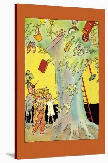 Indus Tree With Collection of Articles-John R. Neill-Stretched Canvas