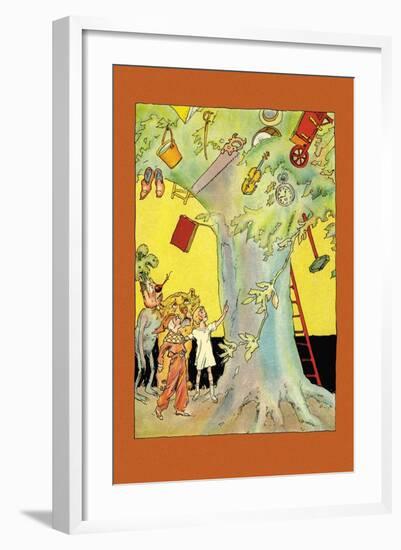 Indus Tree With Collection of Articles-John R. Neill-Framed Art Print