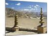 Indus Valley and Ladakh Range Seen from Tikse Gompa, Tikse, Ladakh, Indian Himalayas, India-Jochen Schlenker-Mounted Photographic Print