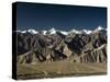 Indus Valley and Stok-Kangri Massif, Leh, Ladakh, Indian Himalayas, India-Jochen Schlenker-Stretched Canvas