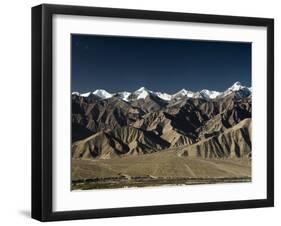Indus Valley and Stok-Kangri Massif, Leh, Ladakh, Indian Himalayas, India-Jochen Schlenker-Framed Photographic Print
