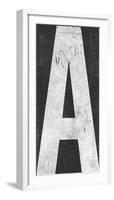 Industrial Alphabet - A-Frazier Tom-Framed Giclee Print