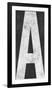 Industrial Alphabet - A-Frazier Tom-Framed Giclee Print