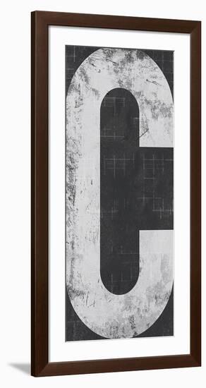 Industrial Alphabet - C-Frazier Tom-Framed Giclee Print