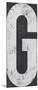 Industrial Alphabet - G-Frazier Tom-Mounted Giclee Print