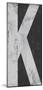 Industrial Alphabet - K-Frazier Tom-Mounted Giclee Print